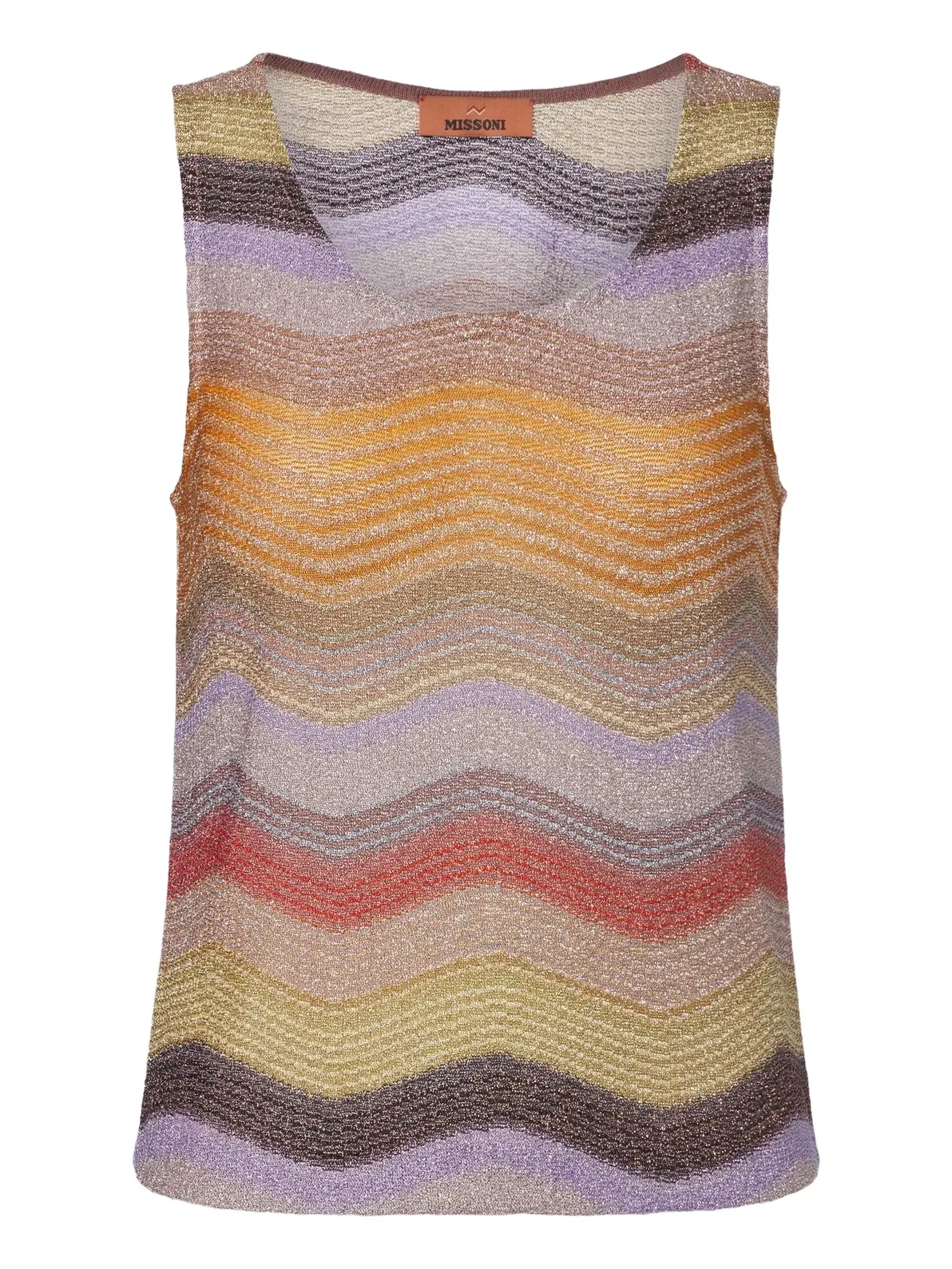 Missoni Wave lamé top