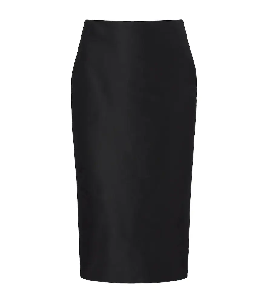Silk faille pencil skirt Silk faille pencil skirt