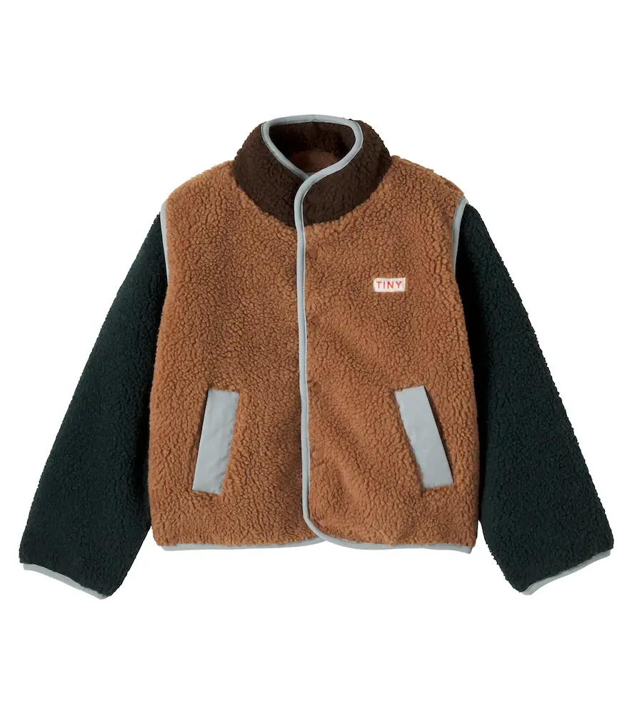 Tinycottons Colorblocked teddy jacket | Image 1 Tinycottons Colorblocked teddy jacket | Image 1