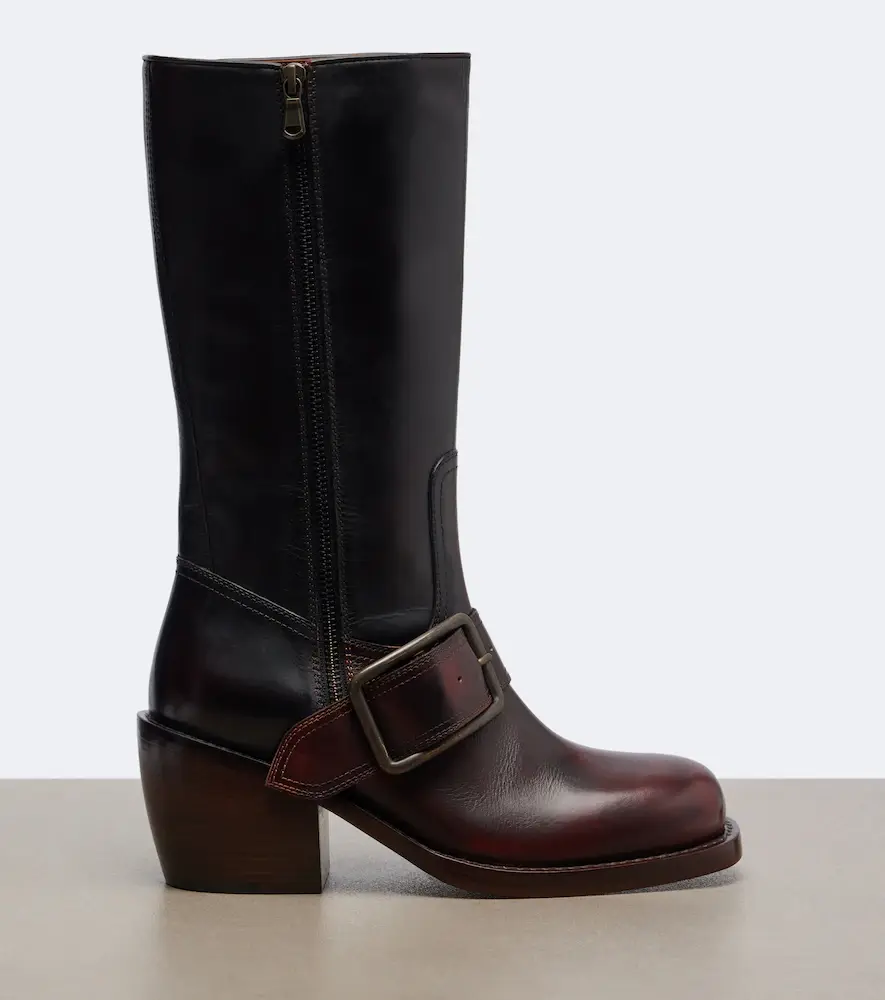 Dries Van Noten Leather biker boots | Thumbnail 3 Dries Van Noten Leather biker boots | Thumbnail 3