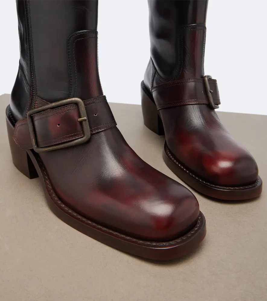 Dries Van Noten Leather biker boots | Thumbnail 4 Dries Van Noten Leather biker boots | Thumbnail 4