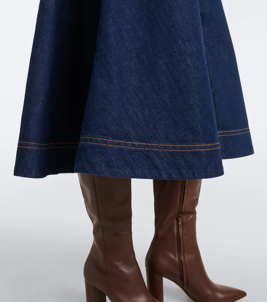 Zimmermann Belted denim midi skirt | Thumbnail 6 Zimmermann Belted denim midi skirt | Thumbnail 6
