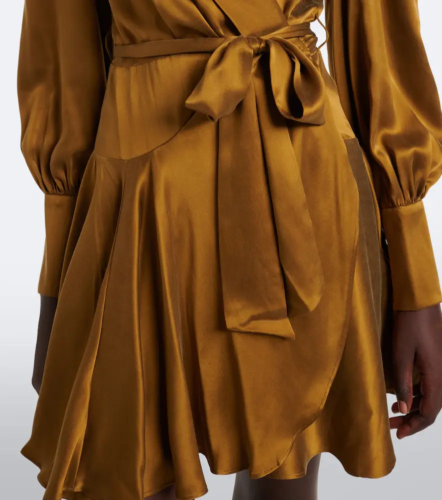 Zimmermann Silk satin wrap dress | Thumbnail 2