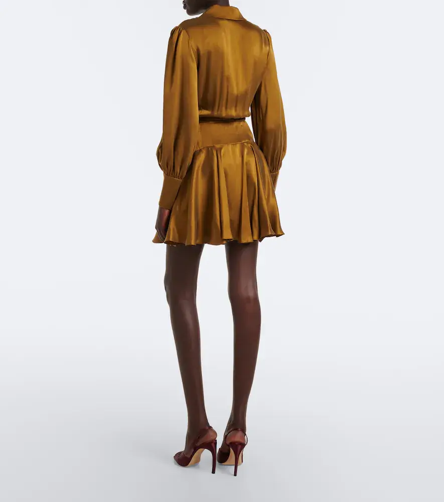 Zimmermann Silk satin wrap dress | Thumbnail 5