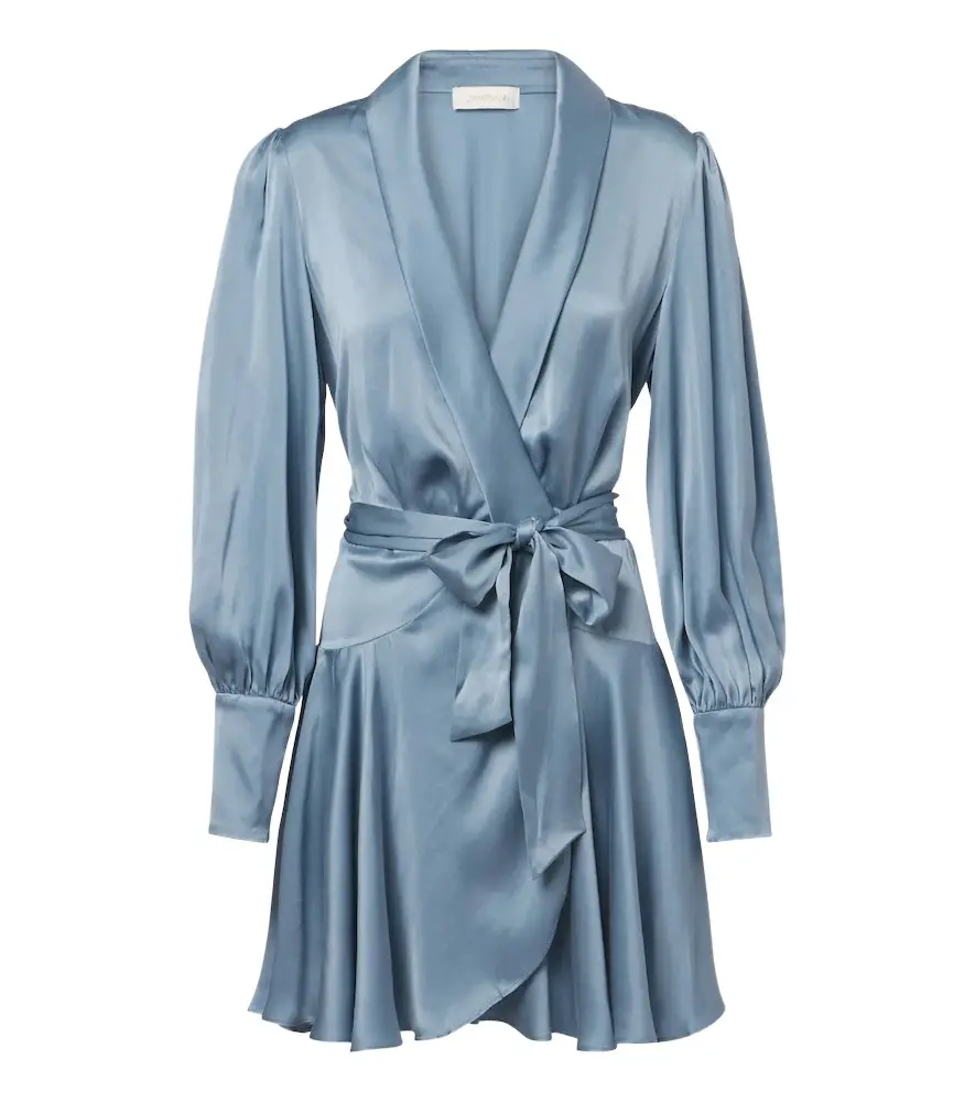 Zimmermann Silk satin wrap dress | Image 1 Zimmermann Silk satin wrap dress | Image 1