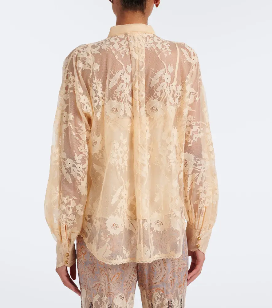 Zimmermann Valiant tie-neck lace blouse | Thumbnail 5 Zimmermann Valiant tie-neck lace blouse | Thumbnail 5