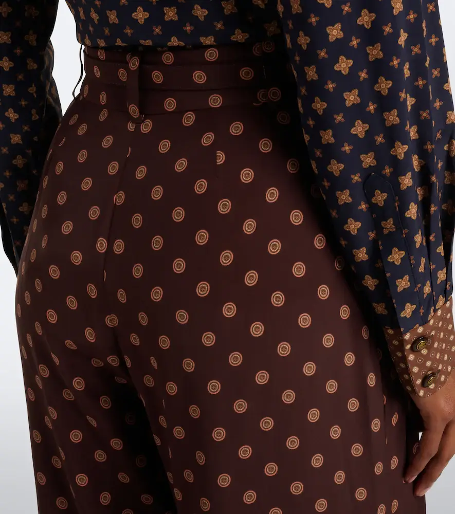 Zimmermann Belted printed wide-leg pants | Thumbnail 4 Zimmermann Belted printed wide-leg pants | Thumbnail 4