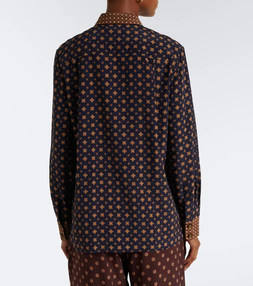 Zimmermann Printed tie-neck blouse | Thumbnail 2