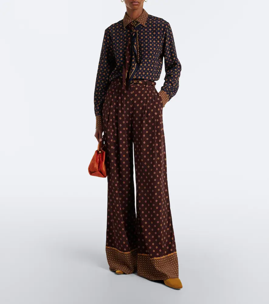Zimmermann Printed tie-neck blouse | Thumbnail 6