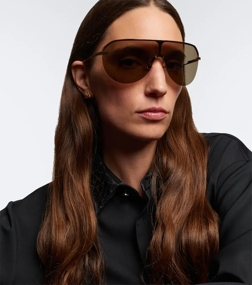 Bottega Veneta RIbbon aviator sunglasses | Thumbnail 4 Bottega Veneta RIbbon aviator sunglasses | Thumbnail 4