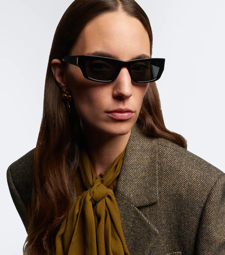 Saint Laurent Jazz rectangular sunglasses | Thumbnail 5