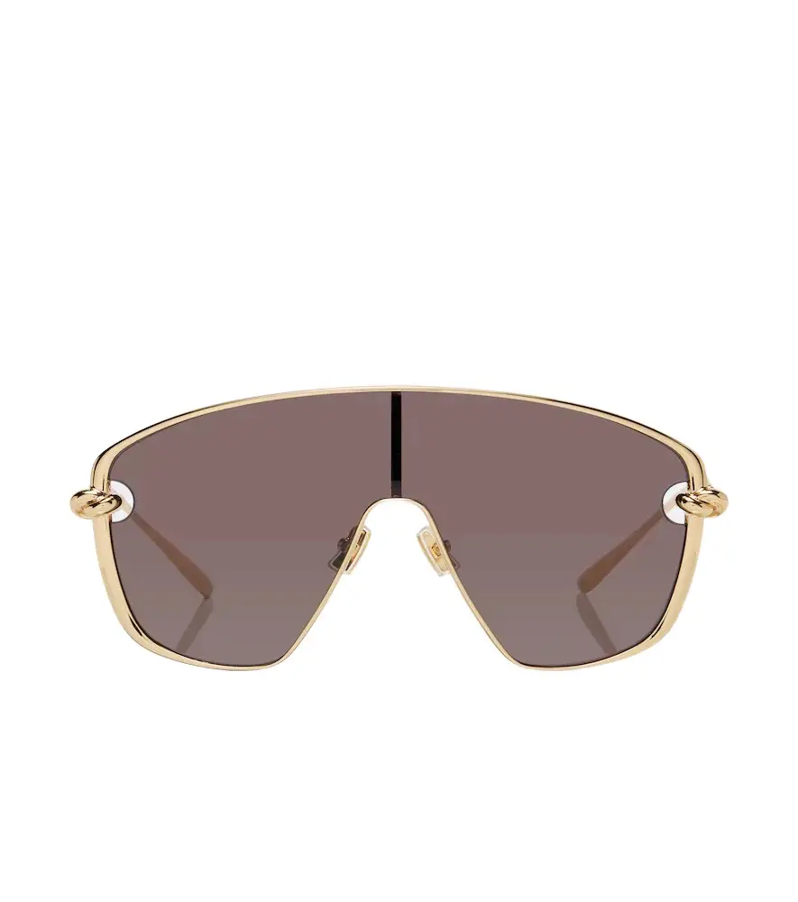 Bottega Veneta Knot shield sunglasses | Image 1 Bottega Veneta Knot shield sunglasses | Image 1