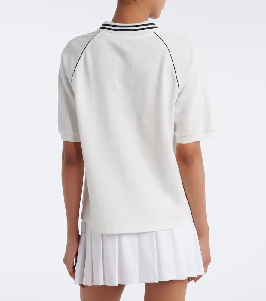 Miu Miu Cotton piqué polo shirt | Thumbnail 4