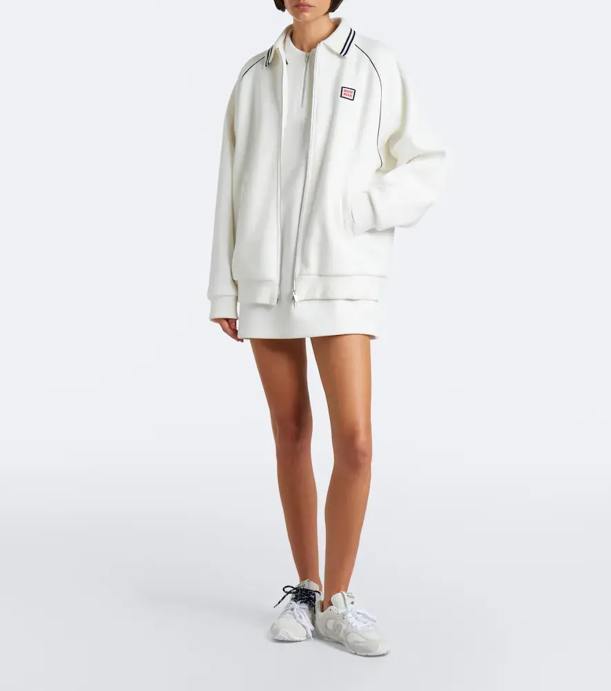 Miu Miu Cotton piqué polo dress | Thumbnail 5