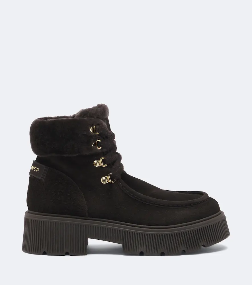 Bogner Turin shearling-trimmed suede lace-up boots | Thumbnail 3 Bogner Turin shearling-trimmed suede lace-up boots | Thumbnail 3