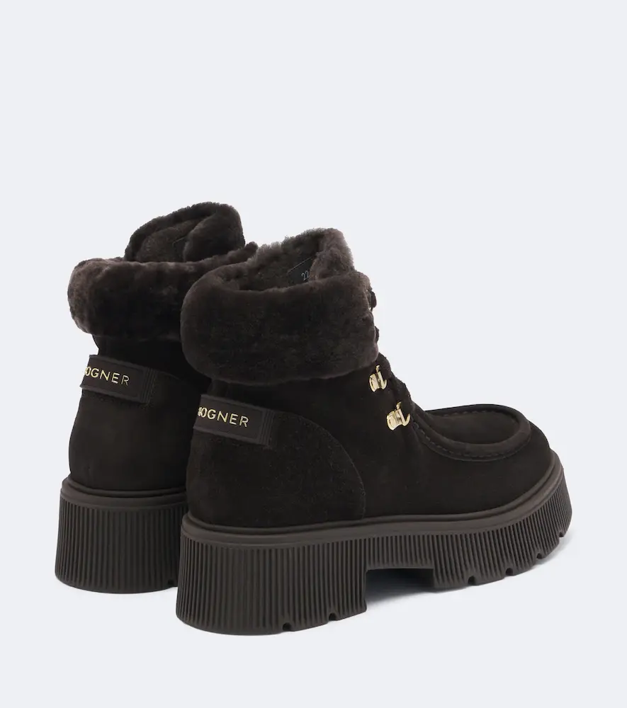 Bogner Turin shearling-trimmed suede lace-up boots | Thumbnail 4 Bogner Turin shearling-trimmed suede lace-up boots | Thumbnail 4