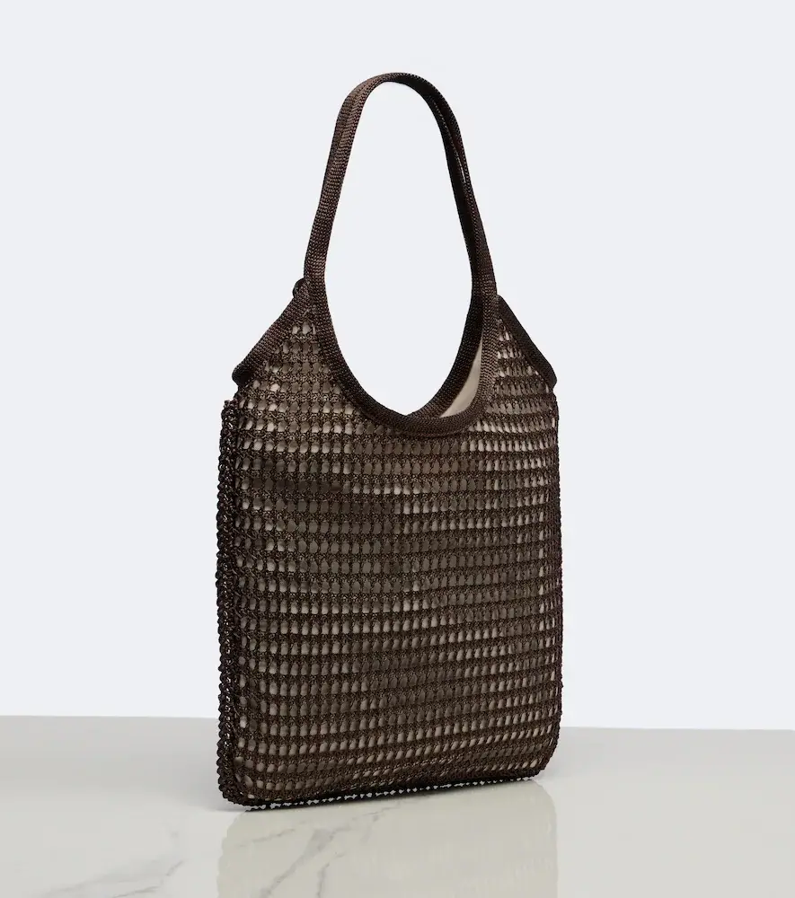 Miu Miu Ivy crochet raffia-effect shopper | Thumbnail 2