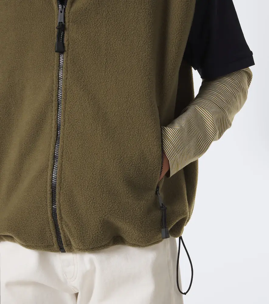 Miu Miu Fleece zip-up vest | Thumbnail 4 Miu Miu Fleece zip-up vest | Thumbnail 4