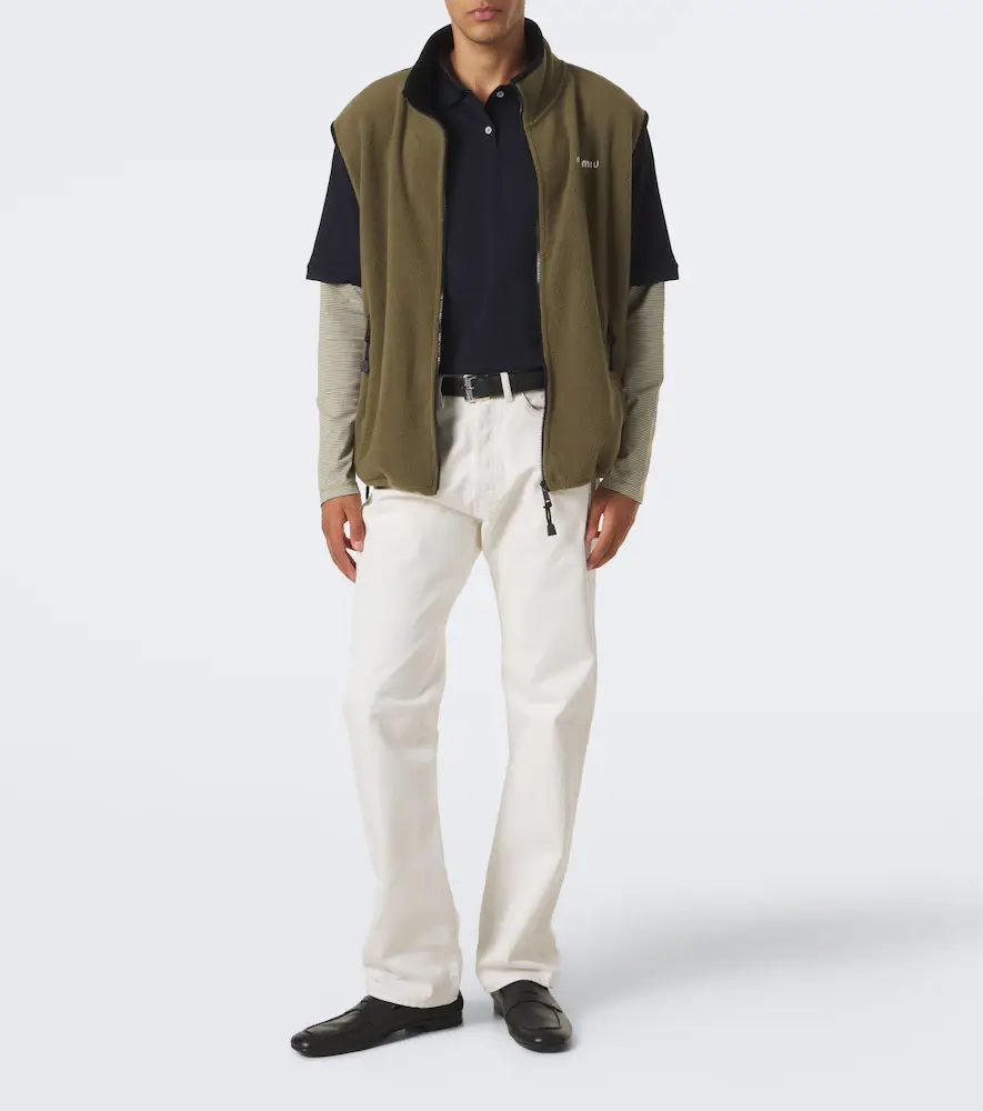 Miu Miu Fleece zip-up vest | Thumbnail 6 Miu Miu Fleece zip-up vest | Thumbnail 6