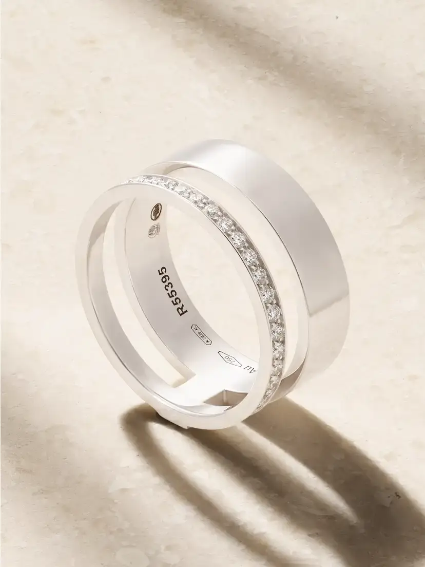 Repossi Berbere 18-karat White Gold Diamond Ring | Image 1 Repossi Berbere 18-karat White Gold Diamond Ring | Image 1