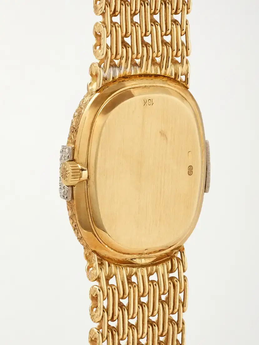 Stephanie Windsor + Patek Philippe Vintage 1980s Ellipse Hand-wound 18-karat Gold Diamond Watch, Ref. 4307/1 (6.75'' Wrist) | Thumbnail 4 Stephanie Windsor + Patek Philippe Vintage 1980s Ellipse Hand-wound 18-karat Gold Diamond Watch, Ref. 4307/1 (6.75'' Wrist) | Thumbnail 4