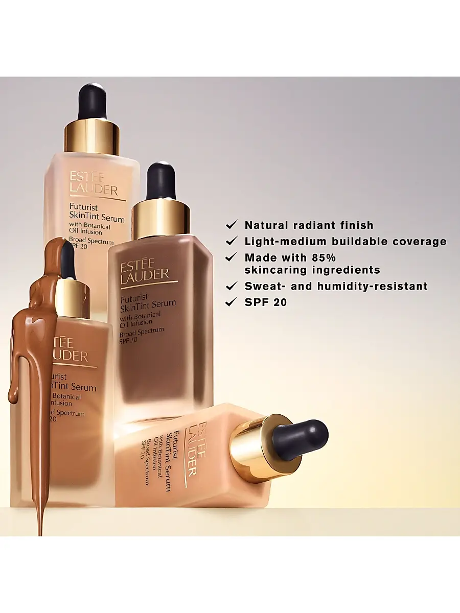 Estée Lauder Women's Futurist Skin Tint Serum Foundation SPF 20 | Thumbnail 5 Estée Lauder Women's Futurist Skin Tint Serum Foundation SPF 20 | Thumbnail 5