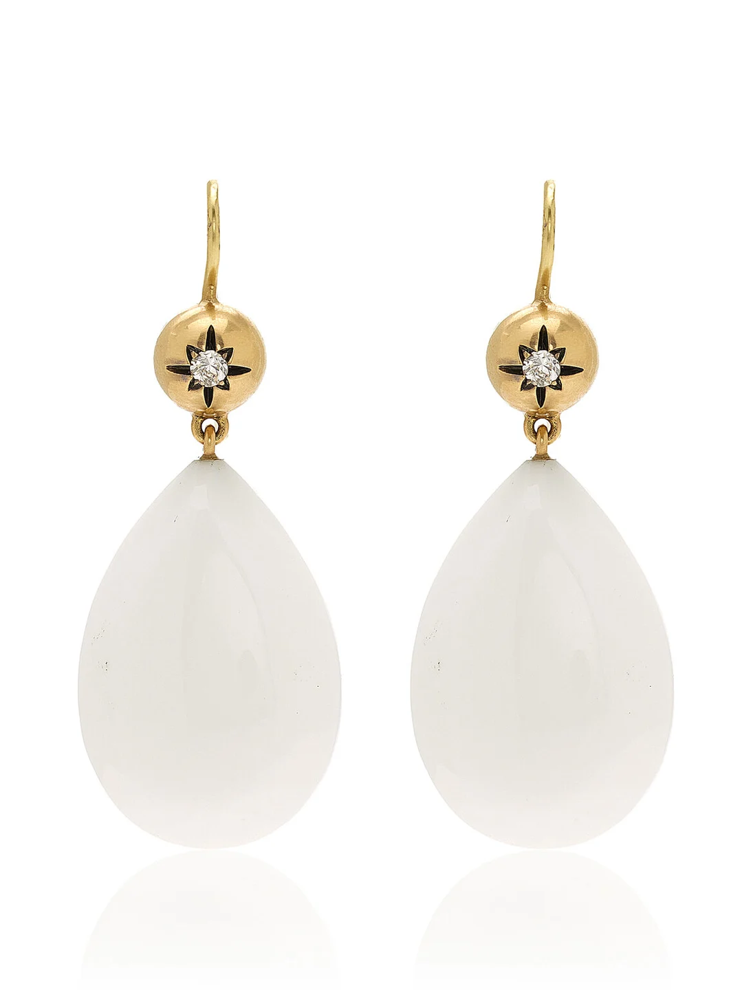Twinkles 18k Yellow Gold Diamond and Opal Earrings Twinkles 18k Yellow Gold Diamond and Opal Earrings