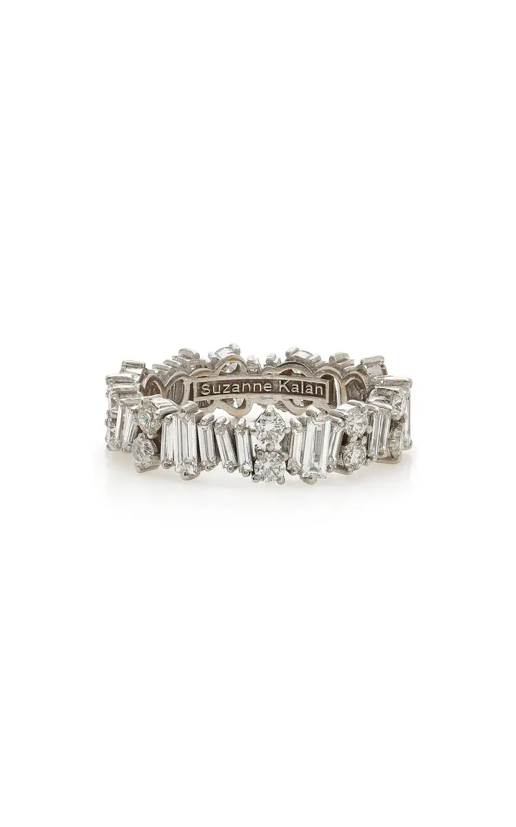 Suzanne Kalan 18kw Classic Diamond Cluster Eternity Band Ring | Image 1 Suzanne Kalan 18kw Classic Diamond Cluster Eternity Band Ring | Image 1