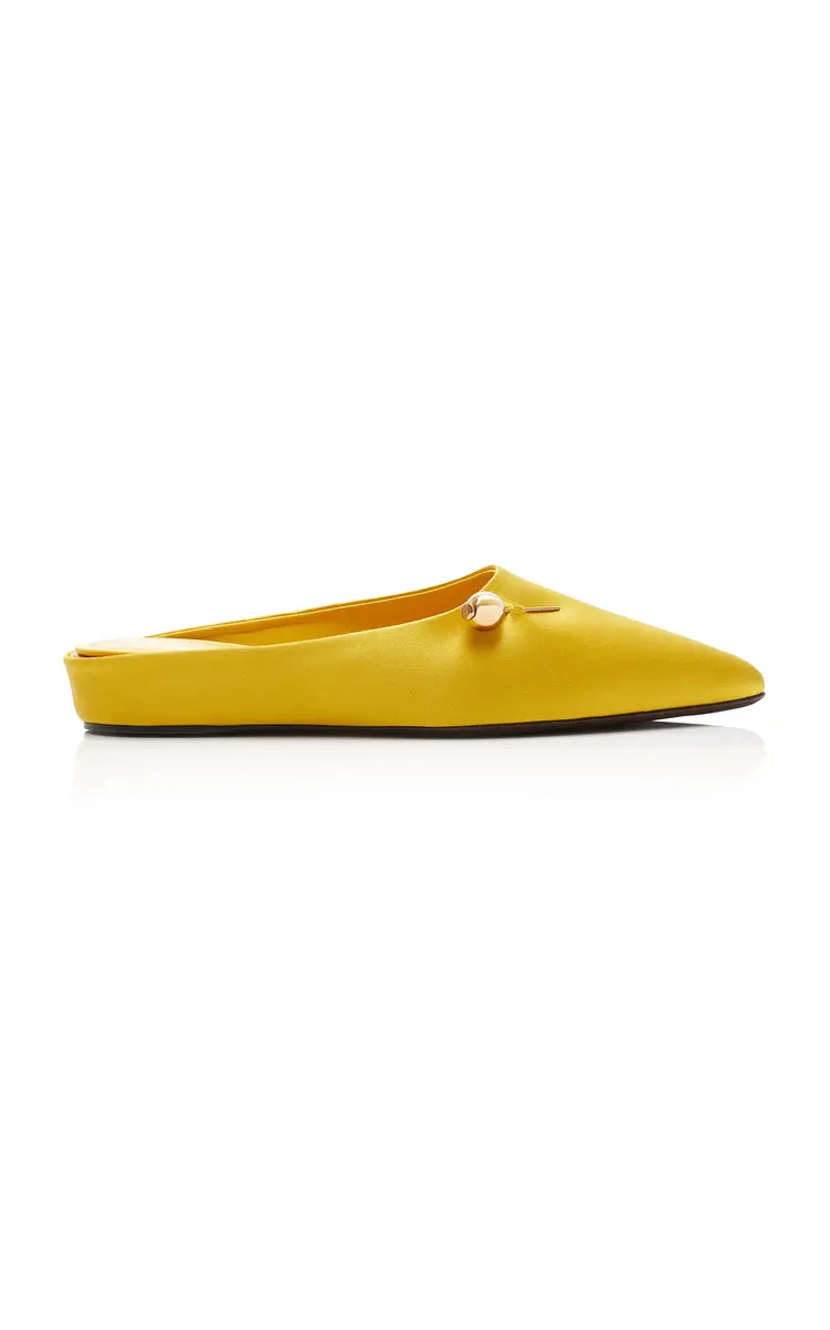 Herbert Levine Sleep On It Satin Mules | Image 1 Herbert Levine Sleep On It Satin Mules | Image 1