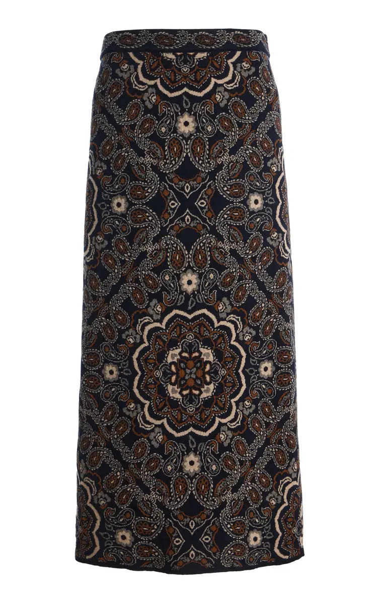 Cara Cara Clara Wool-Cotton Maxi Skirt | Image 1 Cara Cara Clara Wool-Cotton Maxi Skirt | Image 1