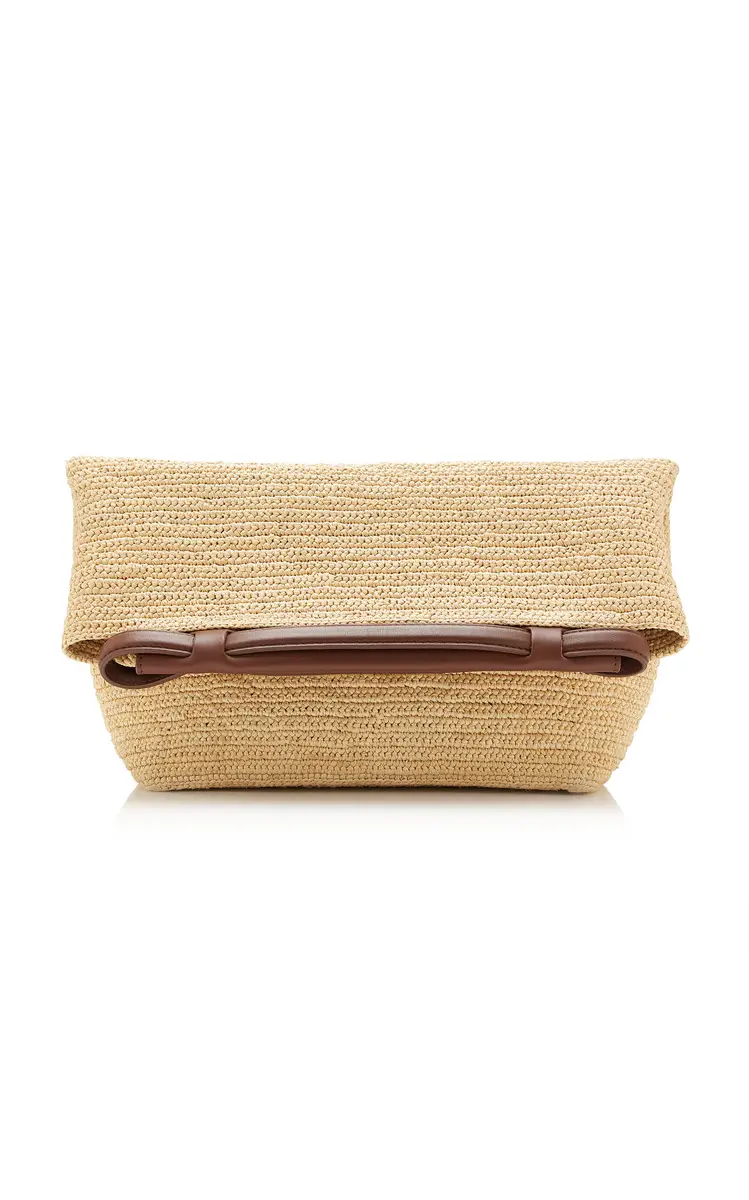 JANESSA LEONE Auden Small Raffia Bag | Image 1 JANESSA LEONE Auden Small Raffia Bag | Image 1