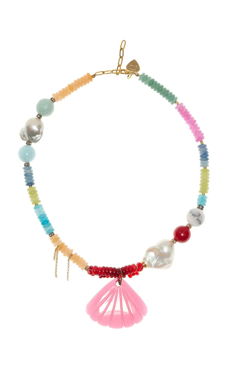 Joie DiGiovanni Ruby Mermaid Rainbow Necklace | Image 1 Joie DiGiovanni Ruby Mermaid Rainbow Necklace | Image 1