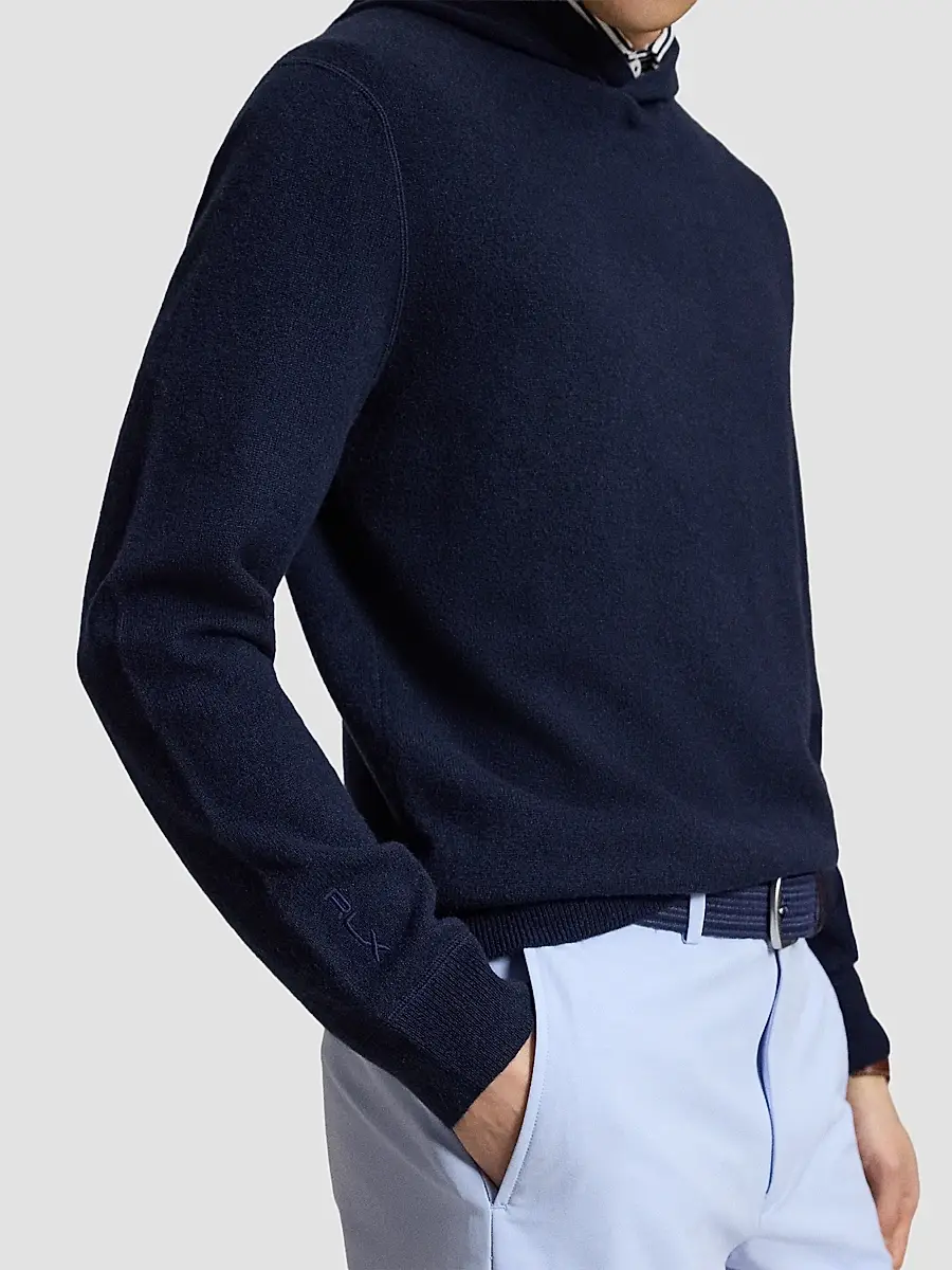 Polo Ralph Lauren Men's Washable Cashmere Knit Hoodie | Thumbnail 5