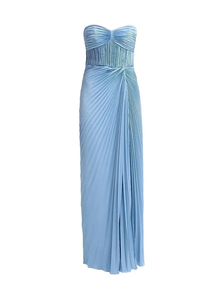 AMUR Women's Joyceann Strapless Gown - Tropical Dusk | Image 1 AMUR Women's Joyceann Strapless Gown - Tropical Dusk | Image 1