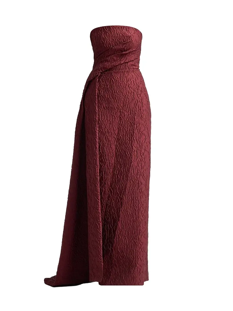 Monique Lhuillier Women's Textured Strapless Column Gown - Chrome Multi | Image 1 Monique Lhuillier Women's Textured Strapless Column Gown - Chrome Multi | Image 1