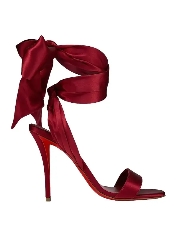 Women's Miss Z Du Desert 100MM Satin Sandals Women's Miss Z Du Desert 100MM Satin Sandals