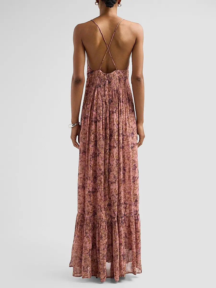Ba&sh Women's Agnes Floral Maxi Dress | Thumbnail 3 Ba&sh Women's Agnes Floral Maxi Dress | Thumbnail 3