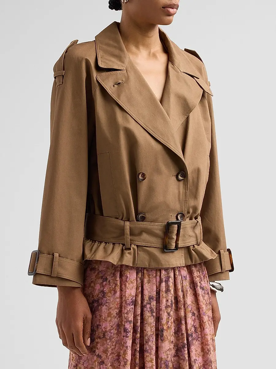 Ba&sh Winnie Short Trench Coat | Thumbnail 4