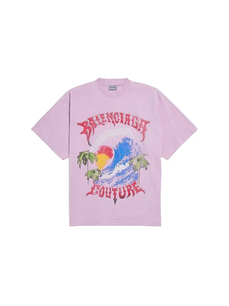 Balenciaga Women's Vintage Surfer Oversized T-Shirt