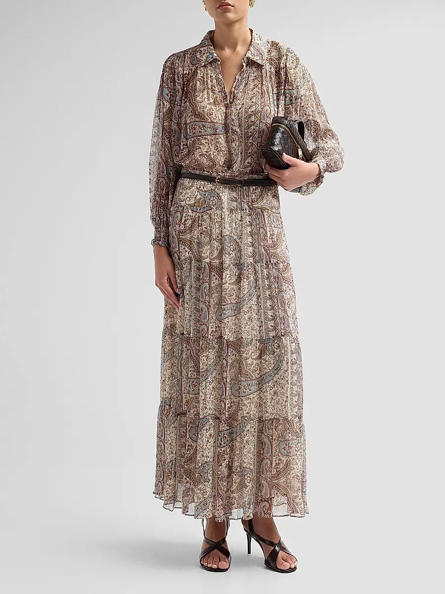 Ba&sh Women's Cali Paisley Print Maxi Skirt | Thumbnail 2 Ba&sh Women's Cali Paisley Print Maxi Skirt | Thumbnail 2