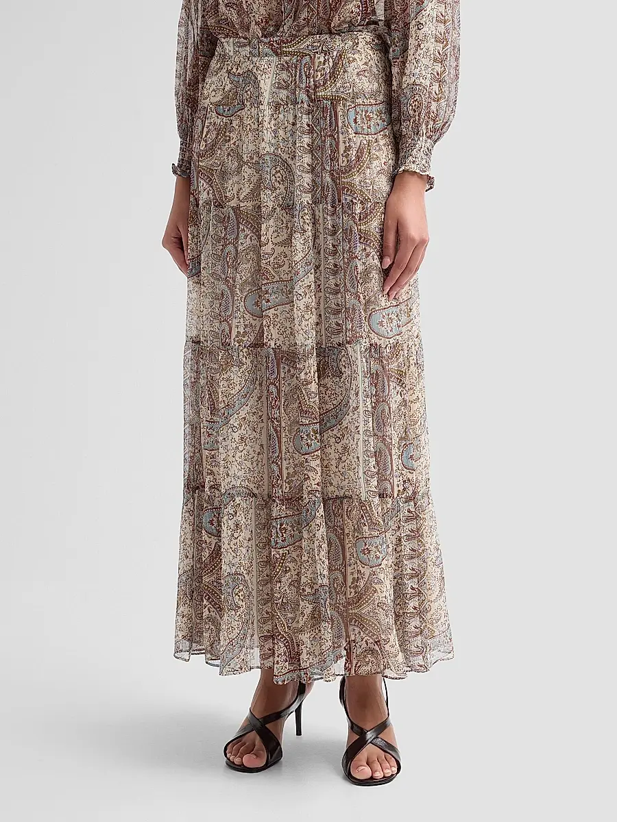 Ba&sh Women's Cali Paisley Print Maxi Skirt | Thumbnail 4 Ba&sh Women's Cali Paisley Print Maxi Skirt | Thumbnail 4