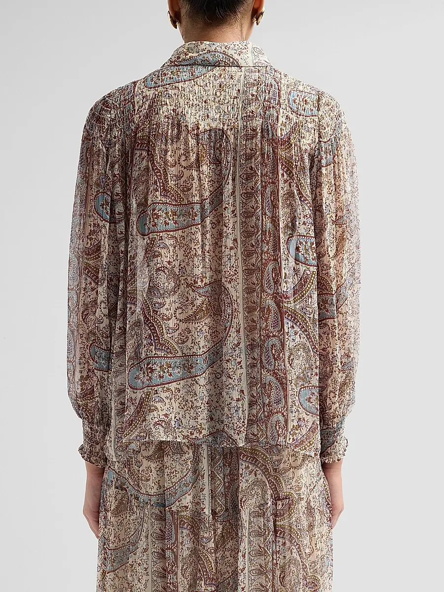 Ba&sh Women's Cleo Paisley Print Shirt | Thumbnail 3 Ba&sh Women's Cleo Paisley Print Shirt | Thumbnail 3