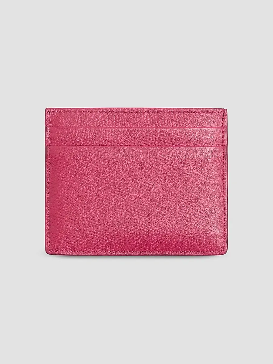 Valentino Women's VLogo Signature Grainy Calfskin Card Holder | Thumbnail 3 Valentino Women's VLogo Signature Grainy Calfskin Card Holder | Thumbnail 3