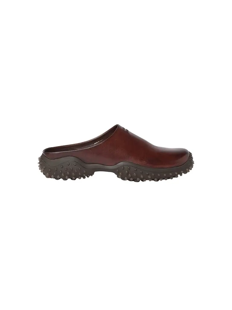 Miu Miu Women's Leather Mules - Brown | Image 1 Miu Miu Women's Leather Mules - Brown | Image 1