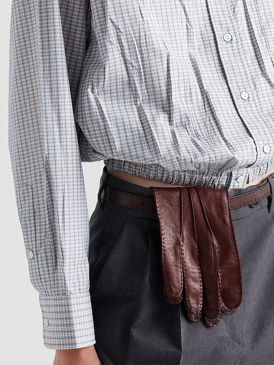 Prada Women's Madras Fabric Shirt | Thumbnail 5 Prada Women's Madras Fabric Shirt | Thumbnail 5