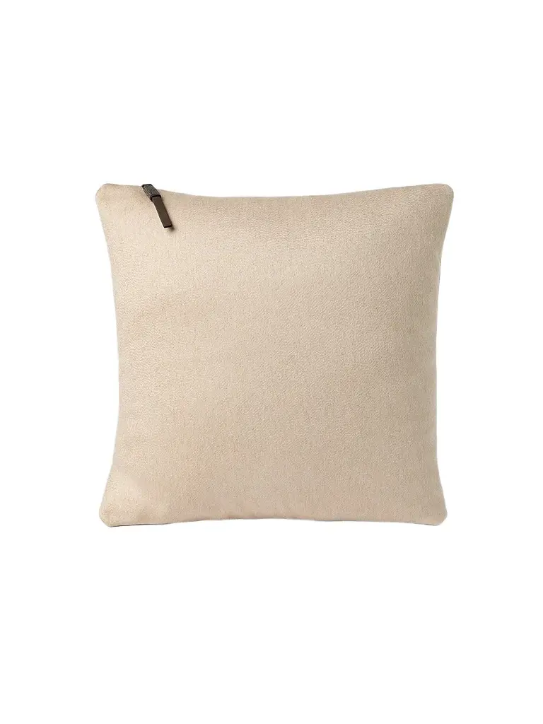 Brunello Cucinelli Large Double Cashmere Beaver Cloth Cushion