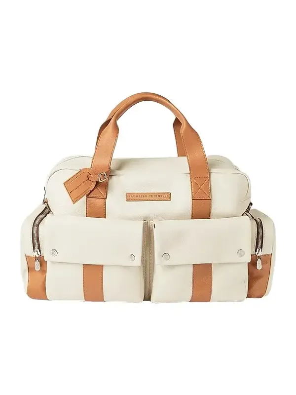 Men's Grained Calfskin Leisure Bag
