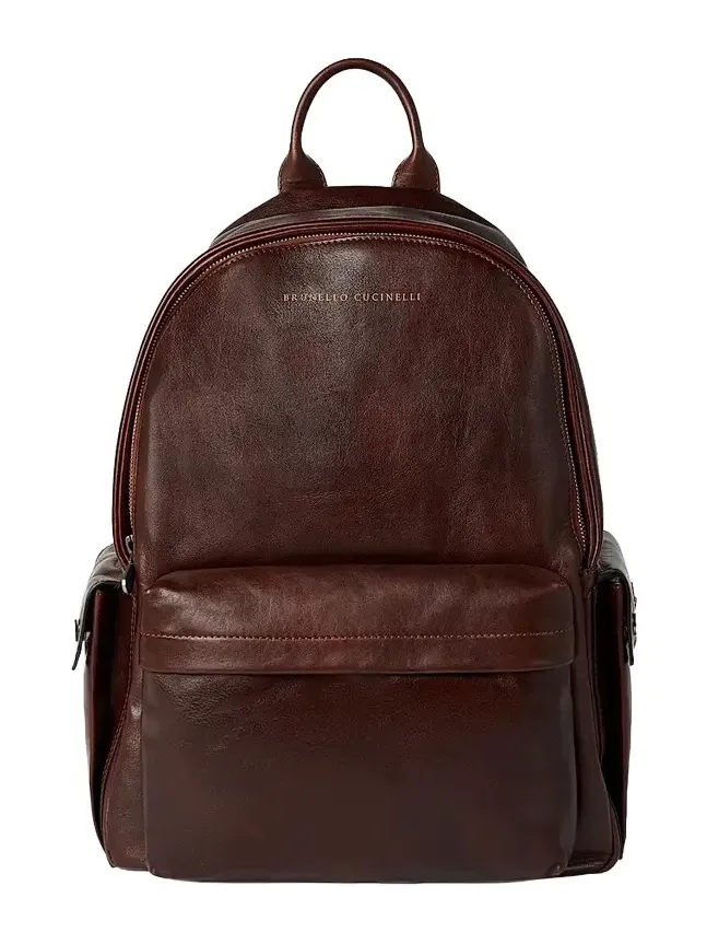 Brunello Cucinelli Men's Calfskin Travel Backpack