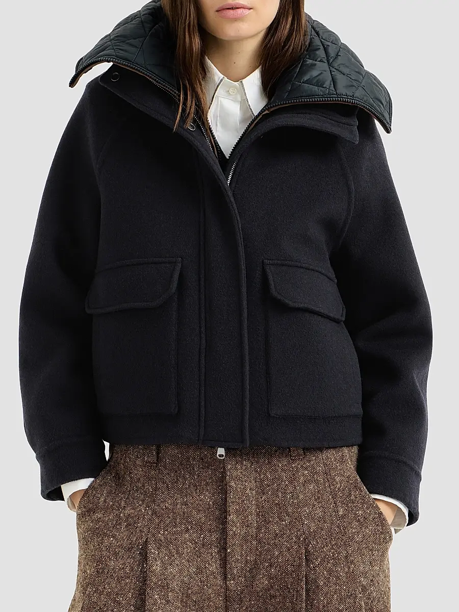 Brunello Cucinelli Women's Hand-Crafted Outerwear Jacket | Thumbnail 3