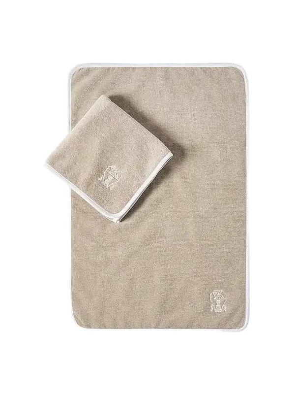 Brunello Cucinelli 2-Piece Cotton Terrycloth Towel Set